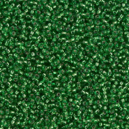 Miyuki rocailles Perlen 15/0 - Silverlined green 15-16